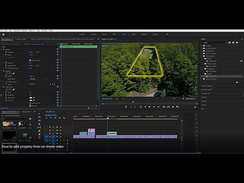 How to Add Property Lines to Aerial Drone Video