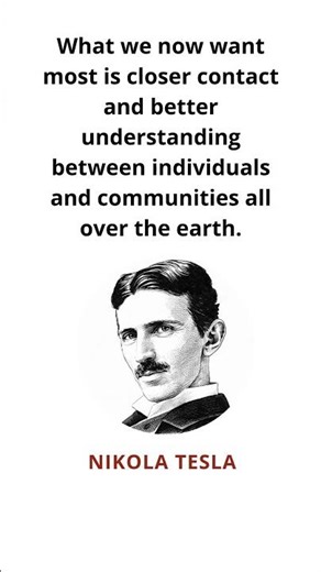 Peace and Enlightenment - Quotes by Nikola Tesla #tesla #quotes #peace