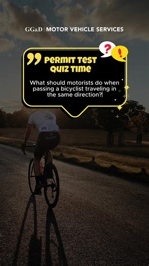 GG&D Motor Vehicle Services on Instagram: "Think you can pass? Try the full practice test on 👉 ggandd.com under Driver Licenses & Permits: Practice Tests."