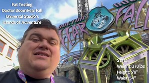 29 reactions | Fat Testing Doctor Doom's FearFall at Universal's Islands of Adventure | Fat Tested Travel - Plus Size Disney | Facebook