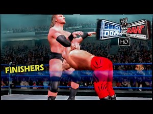 WWE SmackDown! vs. Raw (2004) Finishers HD 60fps