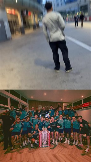 🤣🔝 Este aficionado se encuentra a jugadores del Arsenal en el Emirates a las 5 AM 🎥 @Moecapone300 #tiktokfootballacademy #deportesentiktok #arsenal #saka #premier