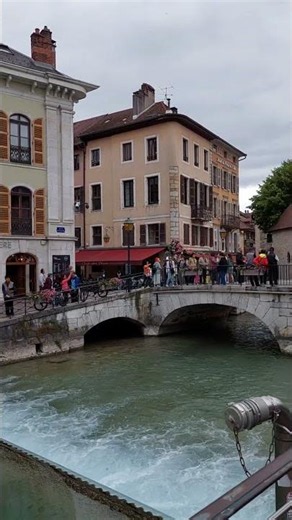 Annecy beautiful town in France #shortsvideo