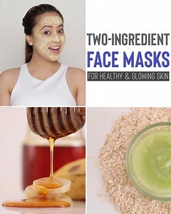 107K views · 843 shares | Try these quick face masks to bring back the glow on your face instantly! All you need is just two ingredients that’ll do the magic! | Glamrs | Facebook