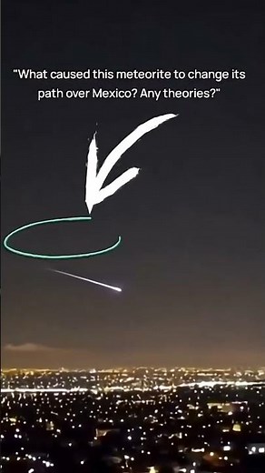Meteorite Bends Through Earth’s Atmosphere Changes Path 🌍💫