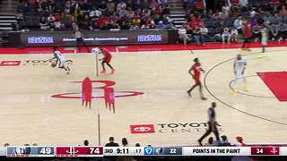 Javon Small makes the steal and hammers it home