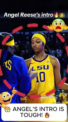 🔥 Angel Reese’s INTRO Is TOUGH! 😤🙌 The WNBA Star Came With ENERGY! #shortsvideo #trending #sports