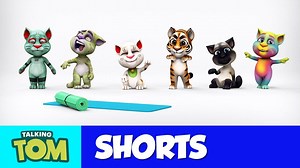 A one, a two, a one two three four! Let’s do this! Wait, who are these weird cats… | Talking Tom