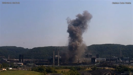 Video captures moment of fatal explosions at Pennsylvania steel plant