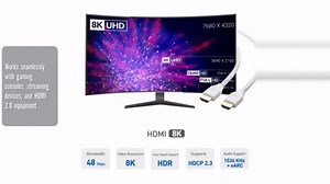 Cable Matters [Ultra High Speed HDMI Certified Braided 48Gbps 8K HDMI Cable 9.8 ft / 3m with 8K@60Hz, 4K@240Hz and HDR Support for PS5, Xbox Series X/S, RTX3080 / 3090, Apple TV and More in White