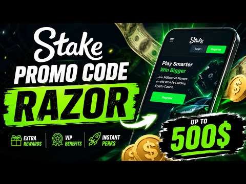 Stake Promo Code "RAZOR" | New User Rewards & Extra Benefits 2026