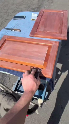 Refinishing cherry kitchen cabinets