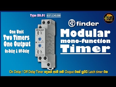 Modular Timer | Latch Timer | Wiring, Functions, with pneumatic cylinders #latch #timer