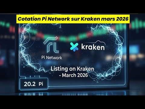 Cotation Pi Network sur Kraken mars 2026 | écurité quantique crypto protocole 20.2 Pi