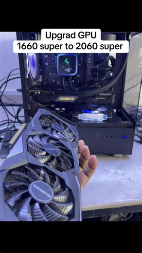 Upgrad GPU 1660 super to 2060 super ❤️ហេងៗបងប្អូន 🙏អគុណបងប្អូនសម្រាប់ការគាំទ្រ Aione Computer ✅លេខនិង Telegram ហាង 087584300 ✅ Facebook page : Aione Computer