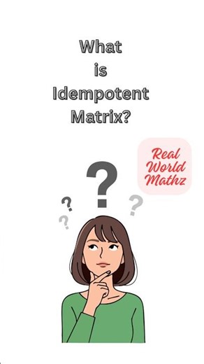 Idempotent Matrix #shorts