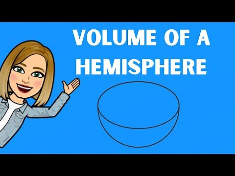 How to find the Volume of a Hemisphere