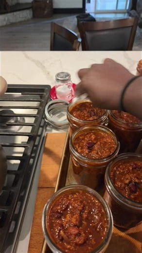 Canning Up Chili. Preparing For The Famime Series. #4k