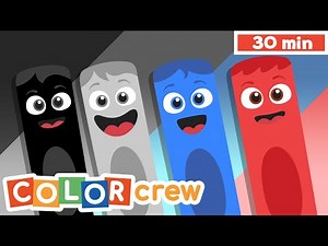 Toddler Learning Videos w Color Crew - 30 minutes | @BabyFirst Learn Colors, ABCs, Rhymes & More ​