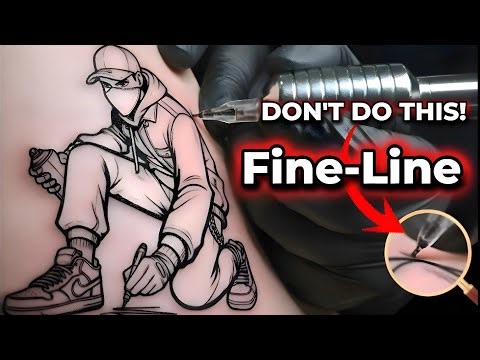Single Pass Perfection: The Fine Line Technique Mastery & Mistakes Tattoo Tutorial For Beginners