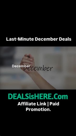 DEALSisHERE.Com - Promo Codes and Coupons on Instagram: "🎄⏰ December shipping deadlines are HERE — and prices are about to jump. If you haven’t finished your shopping yet, this is your last chance to grab deals before stock runs out and shipping costs spike. I’ve listed all the verified last-minute discounts and coupon codes in the description ↓ 👉 https://www.dealsishere.com Disclaimer: Some of the links shared in this video are affiliate links. If you make a purchase through these links, we m