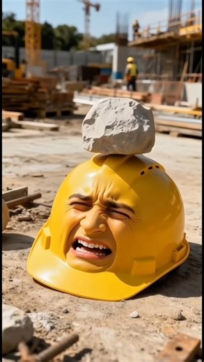 Funny Objects with Human Faces | Scared Cracker, Box, and Helmet Reactions #shorts