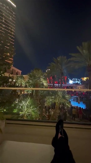 VIP upper cabana xs club Vegas Hugel concert. #concert #vip #luxury #lasvegas #dj