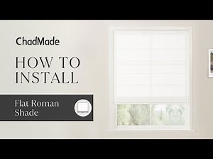 How to Install Flat Roman Shades: A Simple Step-by-Step Guide