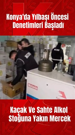 Konyanın Sesi | Konya'da yaklaşan yılbaşı öncesi piyasaya sahte ve kaçak içki sürülmesini engellemek amacıyla denetimler sıkılaştırıldı. Polis ve ilgili... | Instagram
