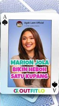 Marion Jola bikin heboh satu Kupang #marionjola #agaklaen #indrajegel #borisbokir #okirengga