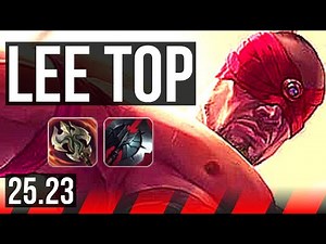 LEE SIN vs AMBESSA (TOP) | Rank 6 Lee | NA Challenger | 25.23