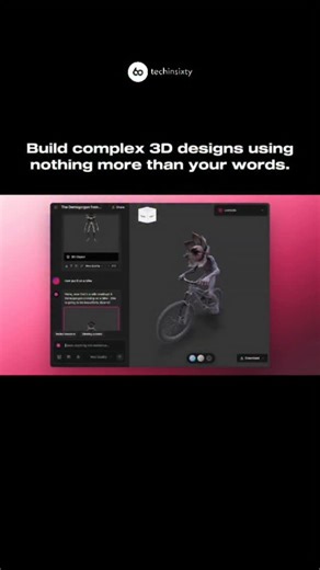 Techinsixty | AI | Apps | Web on Instagram: "Comment " 3d " for access Adam is an AI powered CAD platform that lets you create functional parts, prototypes, and creative 3D assets using plain language. Instead of dealing with complex CAD steps, you describe what you want and the system builds parametric models or meshes for you. It streamlines engineering work, speeds up product design, and makes 3D printing preparation effortless. Whether you need mechanical components, enclosures, or game read