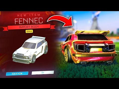 BEST GOLD FENNEC CAR DESIGNS On Rocket League!