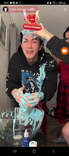 Playful Slime Experience in a Casual Indoor Setting