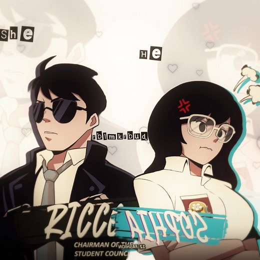 Ricco and Sophia Troublemaker Game Fanart