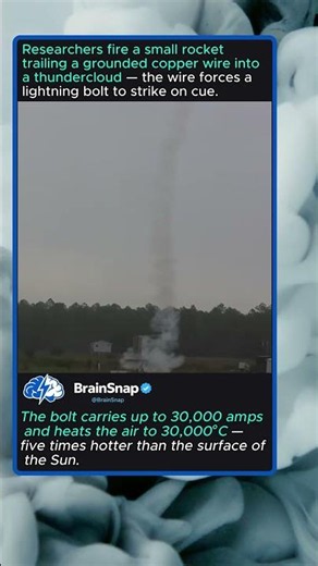 How Scientists Trigger Lightning on Command