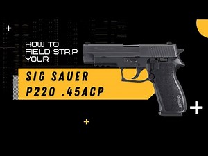 Sig P220, Field Strip