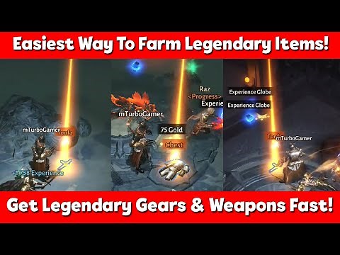 Easiest & Fastest Way To Farm Legendary Items (Weapons & Gear) In Diablo Immortal!