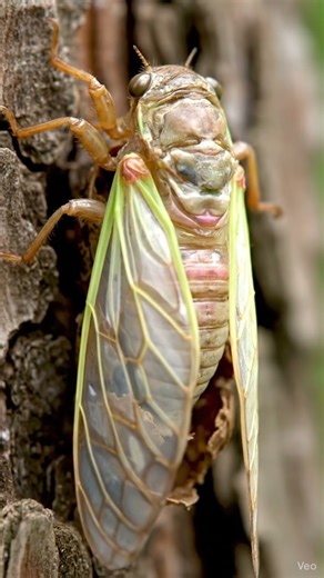 Cicada Emerging From Its Shell