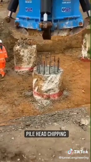 Innovative Pile Head Chipping Method for Effective Construction Projects