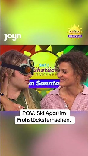 POV: Ski Aggu im Frühstücksfernsehen 😍