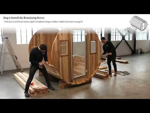 Barrel Sauna Installation Video - Backcountry Recreation