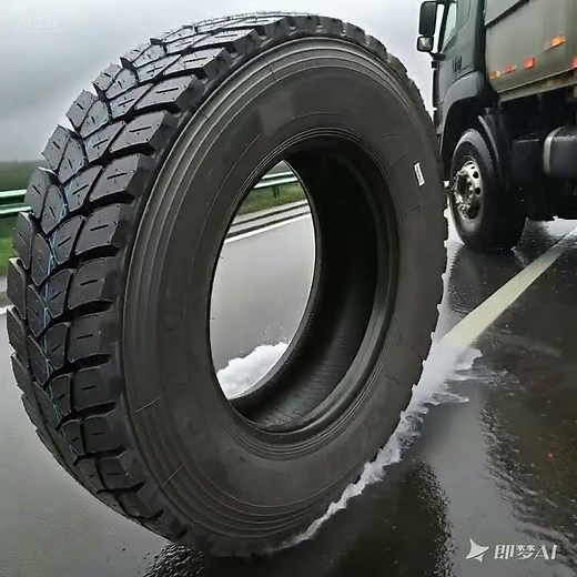 295/80R22.5 TBR Truck Tires Driving in Rain | Wet Road Performance #tires