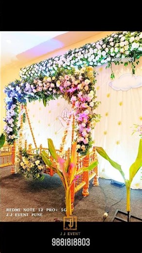 Naming Ceremony Decoration l original flower decorator #namingceremony #namingtrends