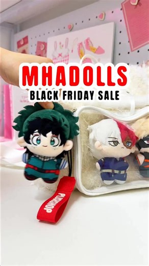 Plushmeow on Instagram: "MHA dolls are on Black Friday sale now!#izukumidoriya #bakugou #shototodoroki #blackfriday #plushshop"