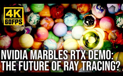 【4K60帧】数毛社对终于开放下载的NVIDIA最强光追演示Marbles RTX Demo详细数毛 | 机翻中文