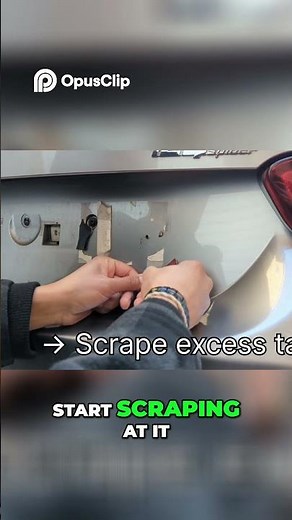 Remove Sticky Tape From Car Number Plate