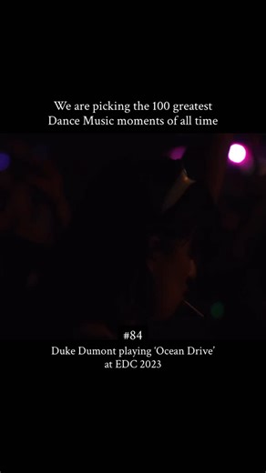 EDM US | Duke Dumont playing Ocean Drive at EDC 2023 Duke Dumont performed at EDC Vegas 2023 and te energy was epic. One of the most memorable... | Instagram