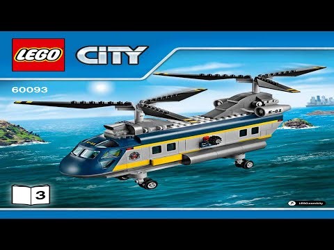 LEGO instructions - City - Deep Sea Explorers - 60093 - Deep Sea Helicopter (Book 3)