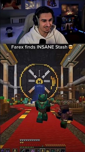 Farex finds insane stash on the donut smp #donutsmp #minecraft #fyp